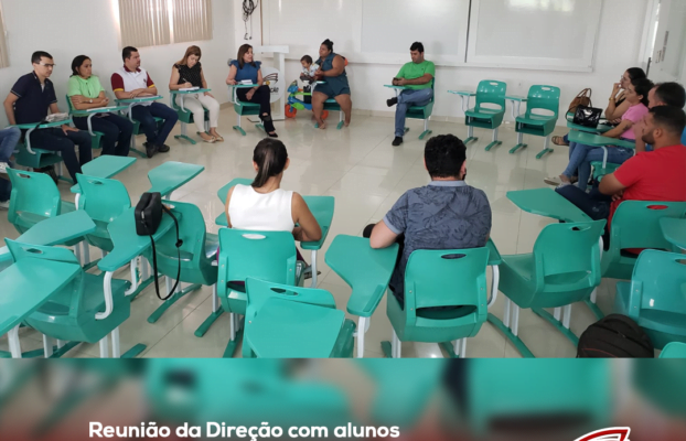 Reunião da Direção com alunos