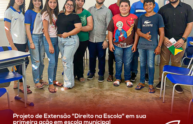 Projeto de Extensão “Direito na Escola” em sua primeira ação em escola municipal