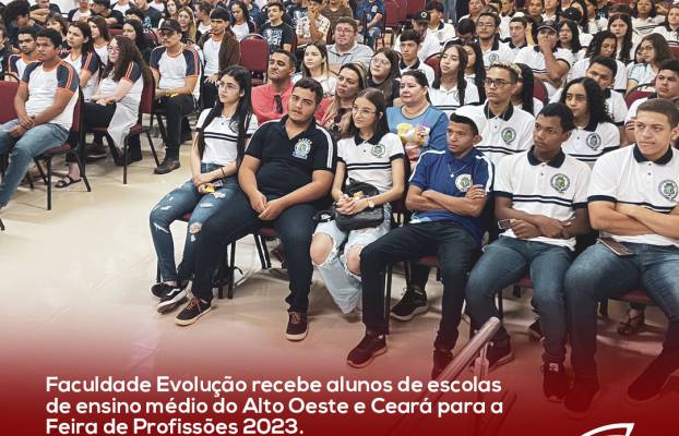 Faculdade Evolução recebe alunos de escolas de ensino médio do Alto Oeste e Ceará para a Feira de Profissões 2023.