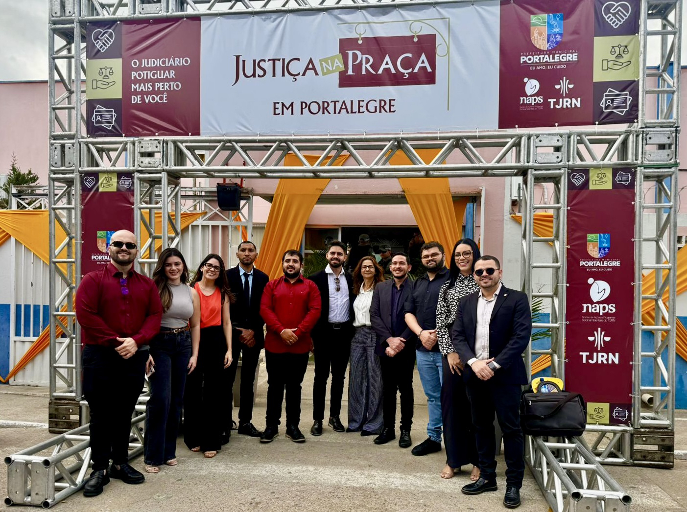 Curso de Direito da FACEP participa do Justiça na Praça em Portalegre