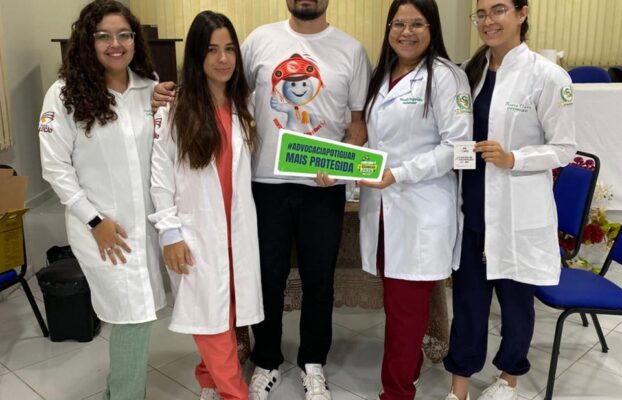Estudantes de enfermagem da FACEP participam de ação de vacinação em parceria com a OAB Pau dos Ferros